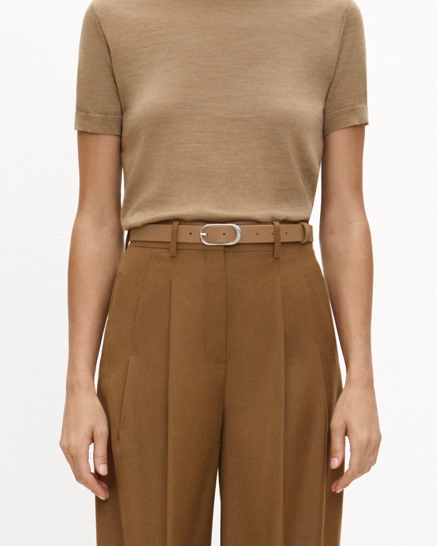 Classic Oblong Belt in Leather