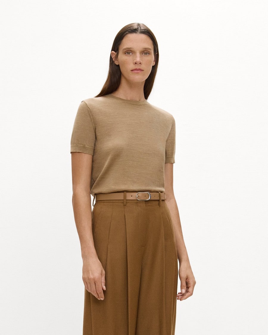 Classic Oblong Belt in Leather
