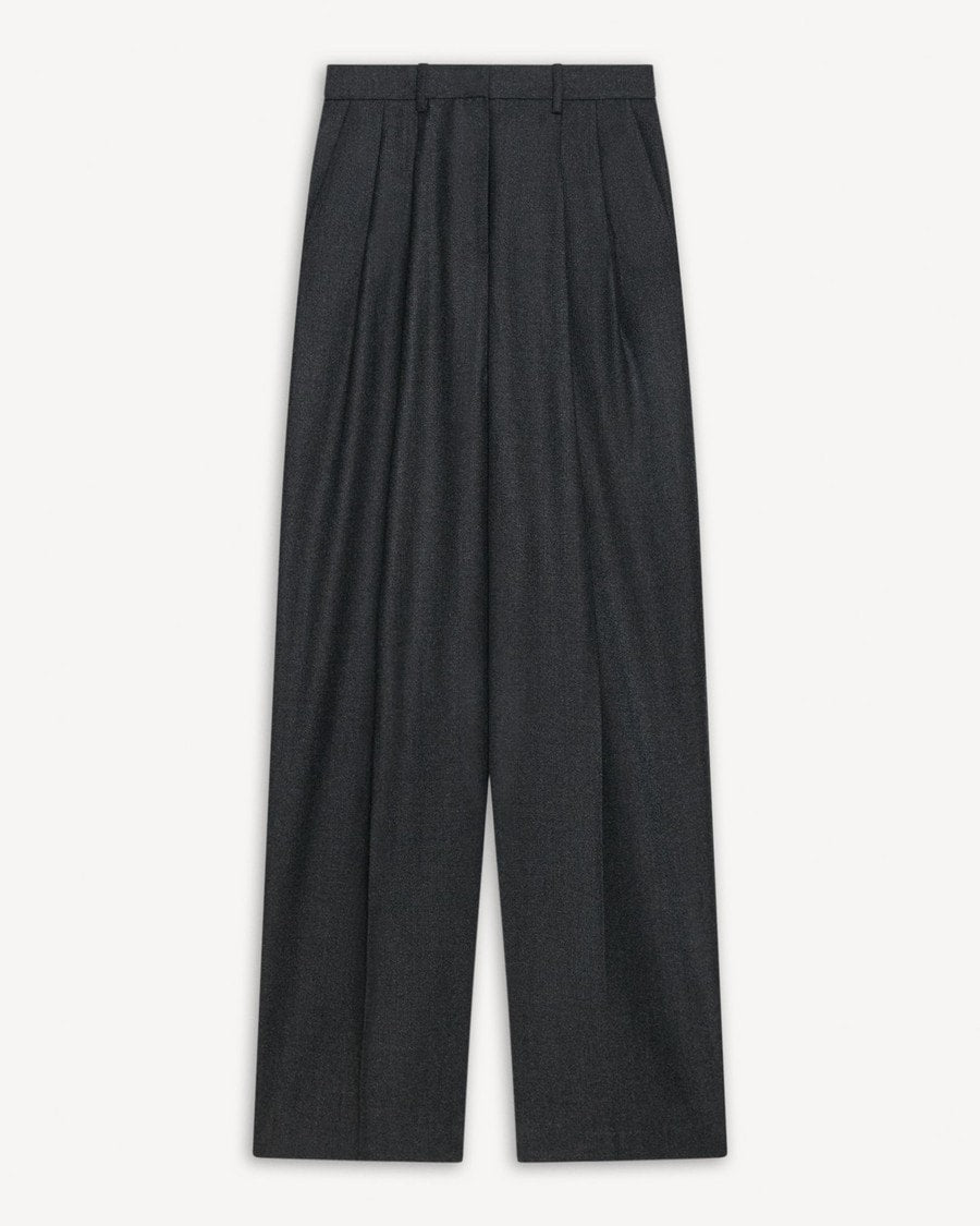 Double Pleat Pant, 29’’ in Sleek Flannel