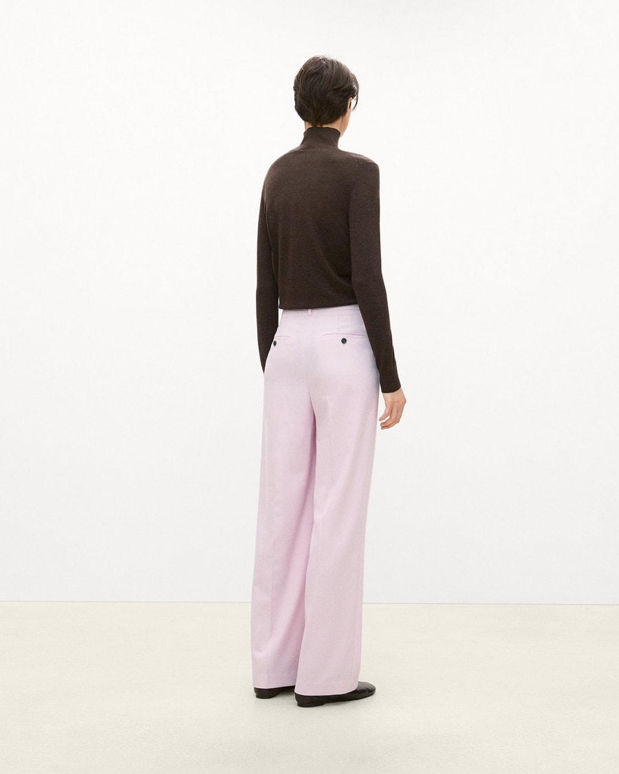 Double Pleat Pant, 29’’ in Sleek Flannel