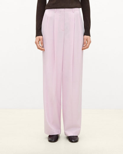 Double Pleat Pant, 29’’ in Sleek Flannel