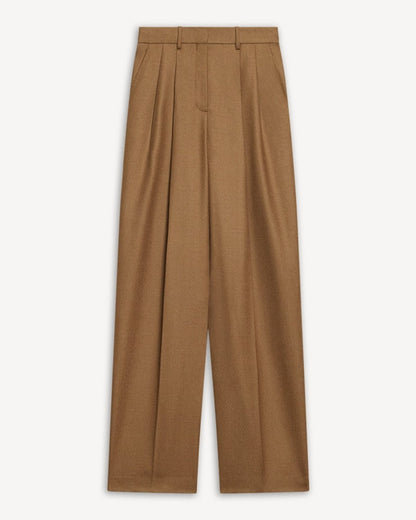 Double Pleat Pant, 29’’ in Sleek Flannel
