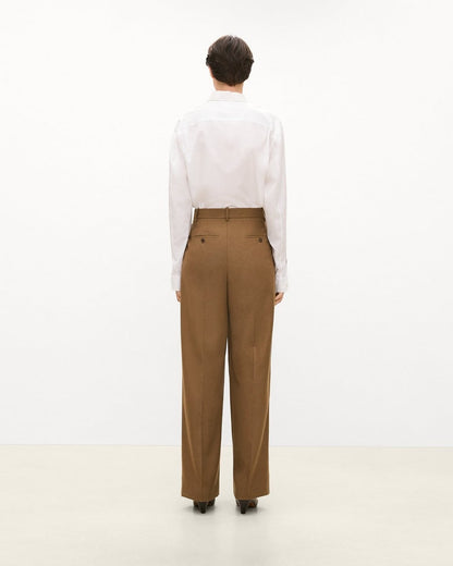 Double Pleat Pant, 29’’ in Sleek Flannel