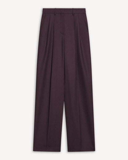 Double Pleat Pant, 29’’ in Sleek Flannel