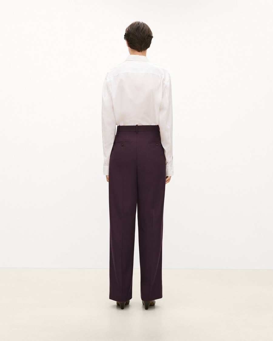 Double Pleat Pant, 29’’ in Sleek Flannel