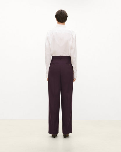 Double Pleat Pant, 29’’ in Sleek Flannel