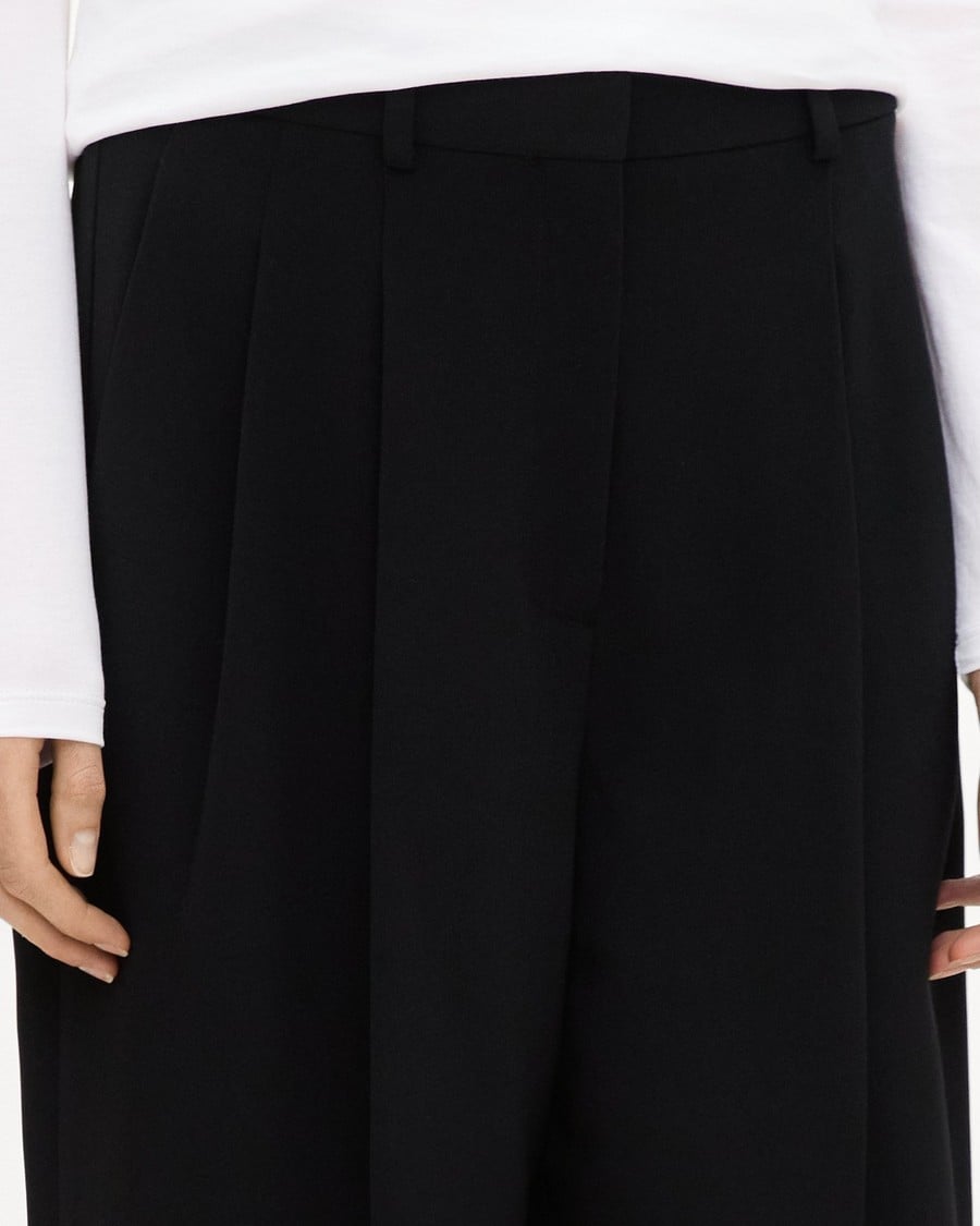 Double Pleat Pant in Admiral Crepe
