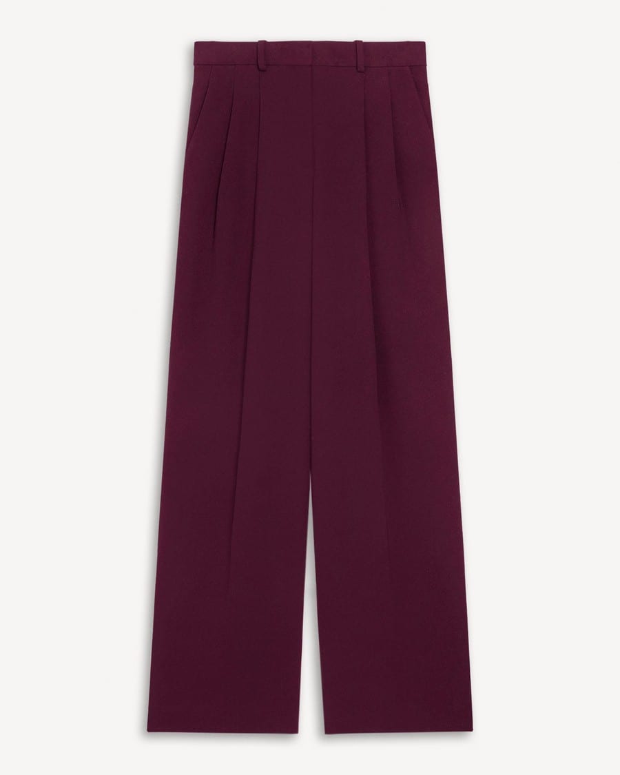 Double Pleat Pant in Admiral Crepe