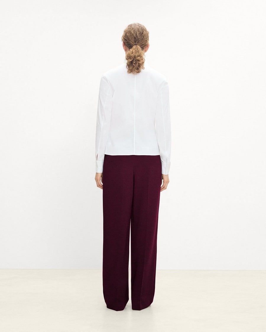 Double Pleat Pant in Admiral Crepe