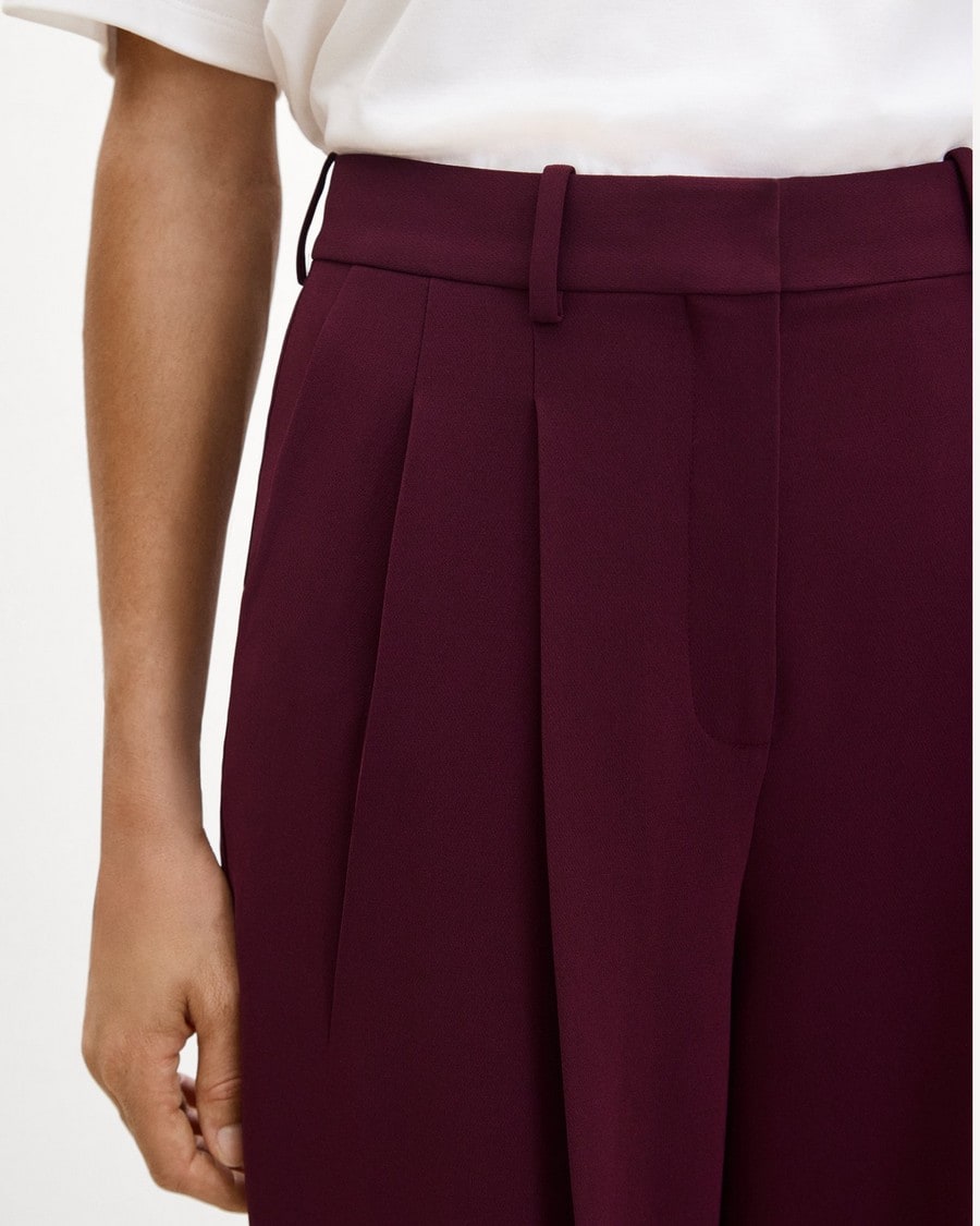 Double Pleat Pant in Admiral Crepe