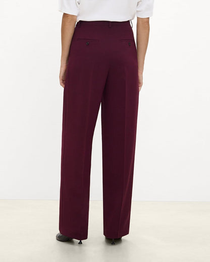Double Pleat Pant in Admiral Crepe