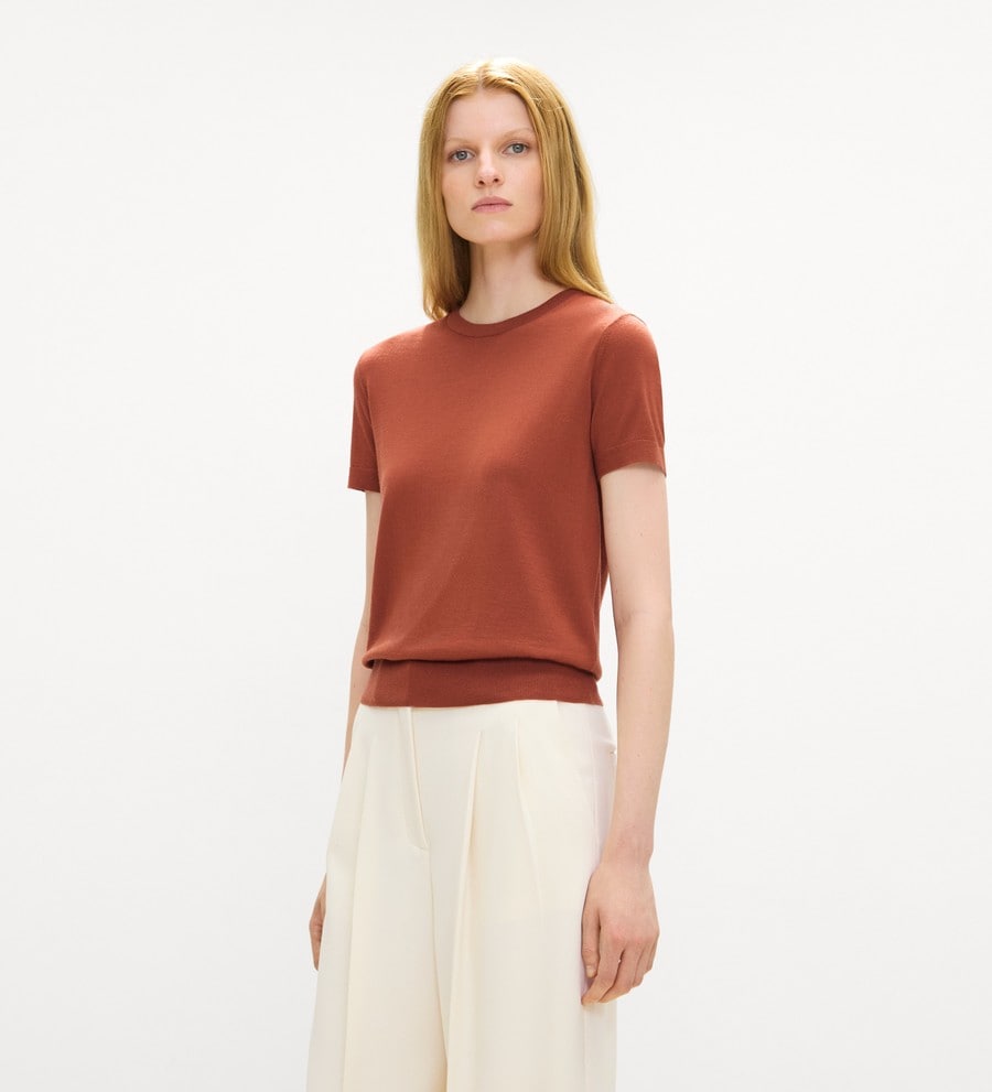 Double Pleat Pant in Admiral Crepe