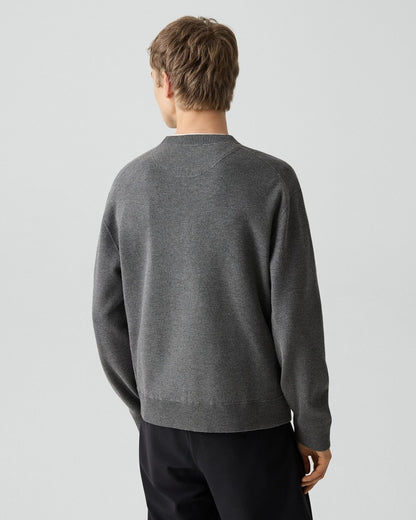 Relaxed Crewneck Sweatshirt in Light Bilen