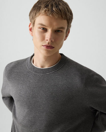 Relaxed Crewneck Sweatshirt in Light Bilen