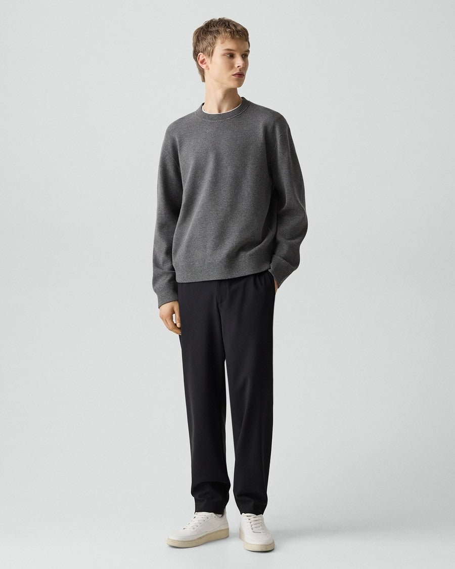 Relaxed Crewneck Sweatshirt in Light Bilen