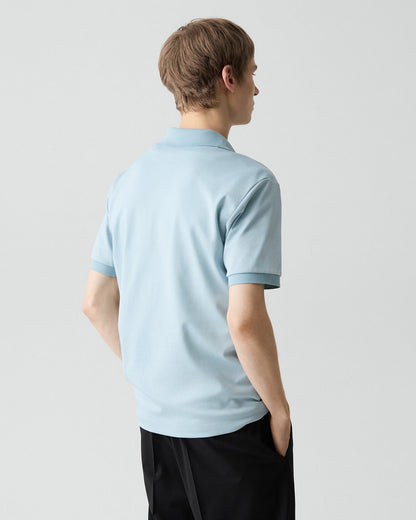 Polo Shirt in Cotton-Blend Jacquard