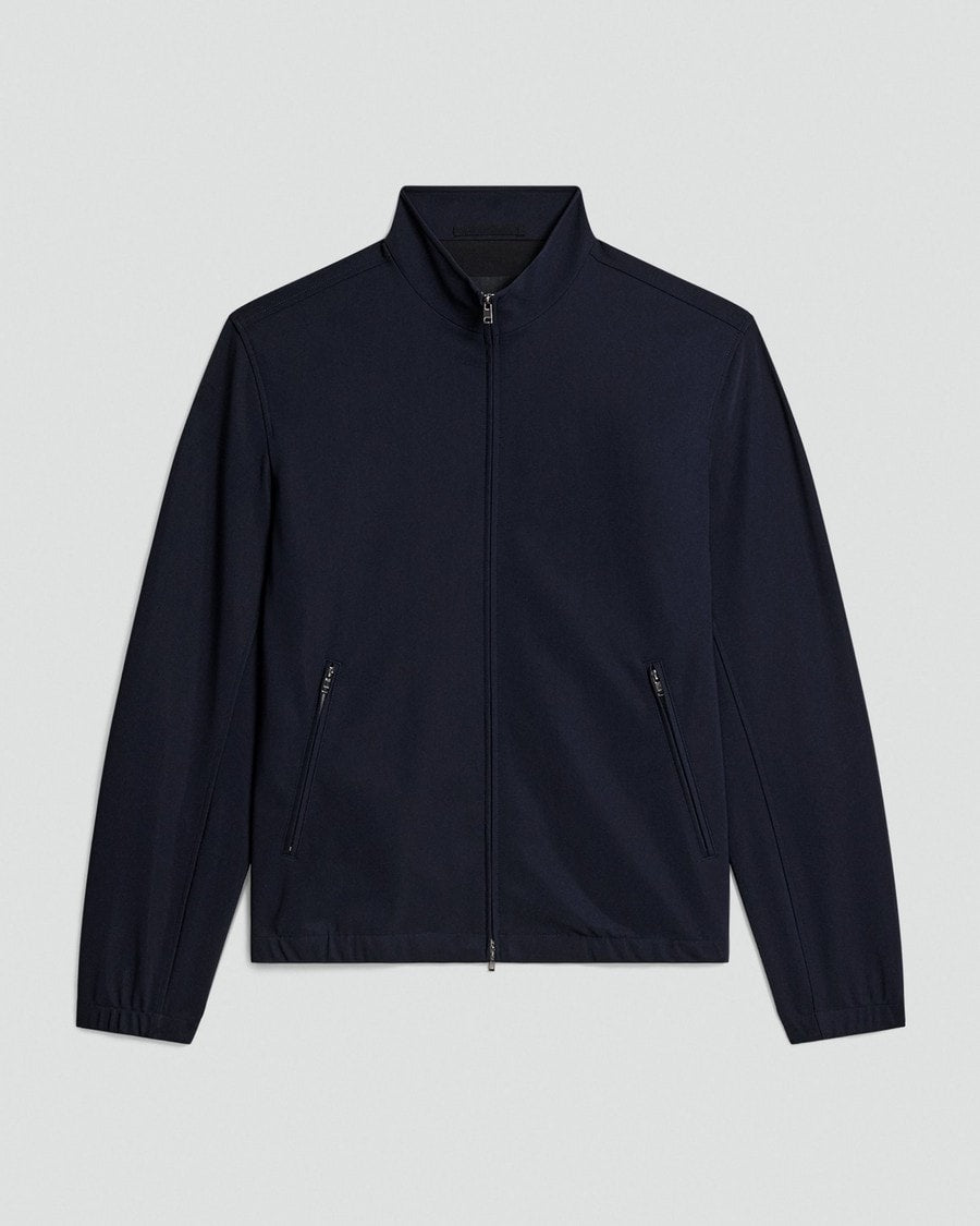 Straight Zip Jacket in Precision Ponte