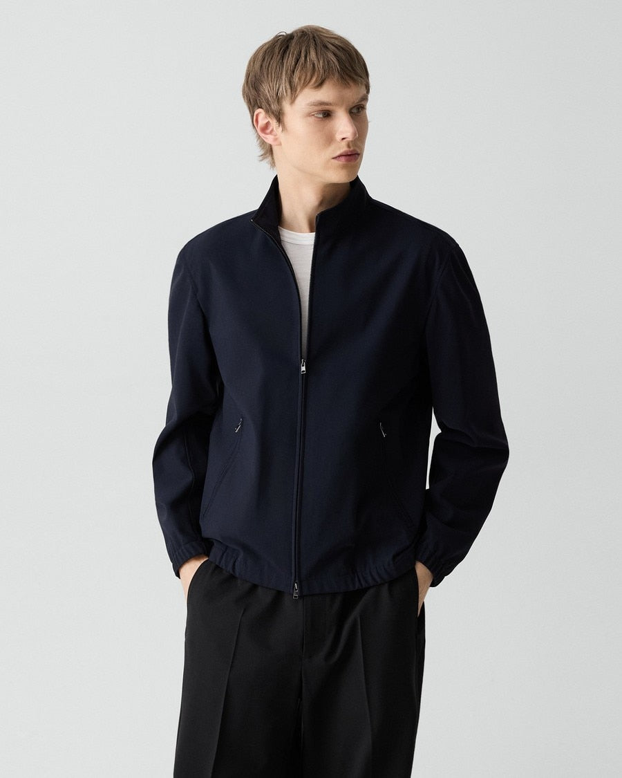 Straight Zip Jacket in Precision Ponte
