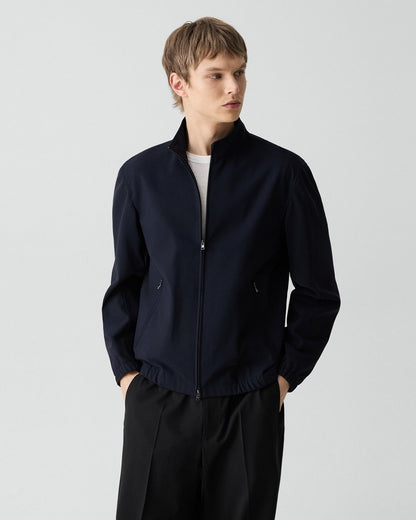 Straight Zip Jacket in Precision Ponte