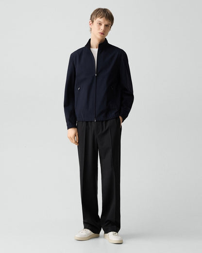 Straight Zip Jacket in Precision Ponte