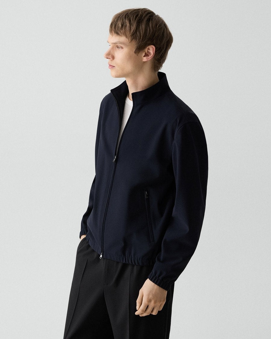 Straight Zip Jacket in Precision Ponte