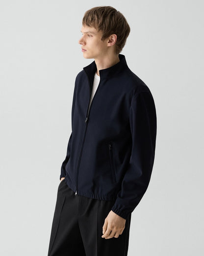 Straight Zip Jacket in Precision Ponte