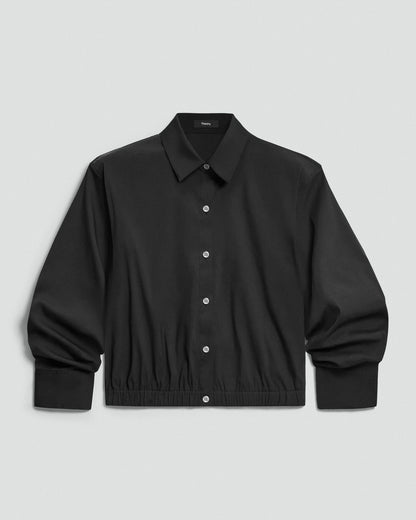 Cropped Shirt in Good Cotton