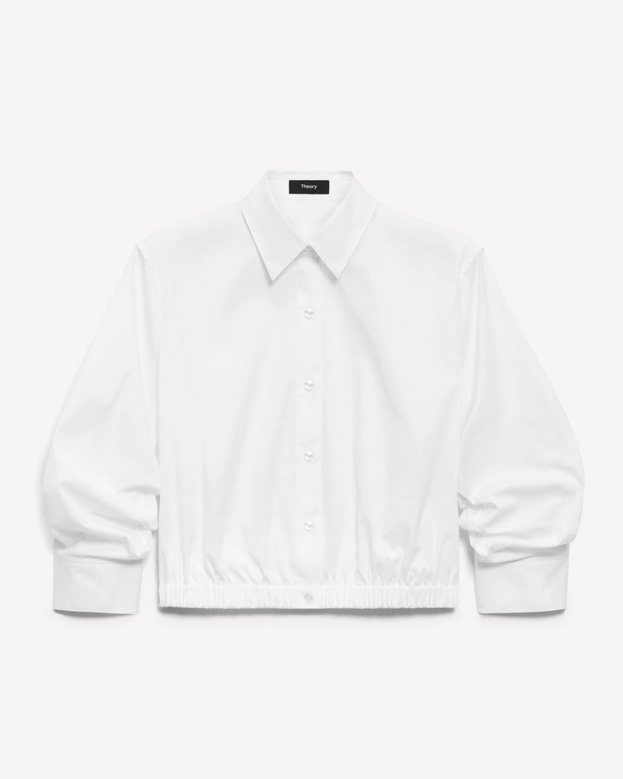 Cropped Shirt in Good Cotton