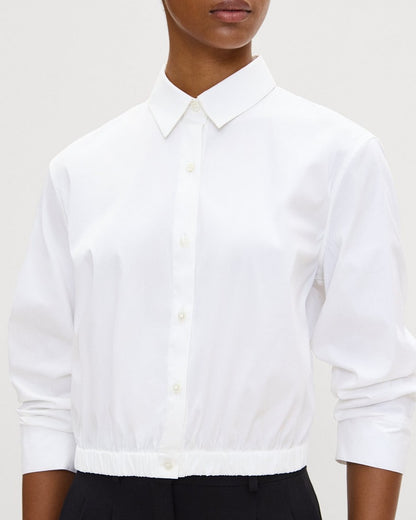 Cropped Shirt in Good Cotton