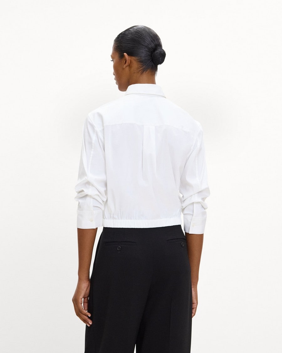 Cropped Shirt in Good Cotton