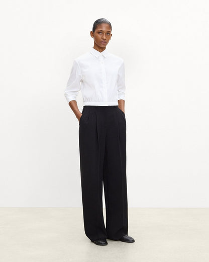 Cropped Shirt in Good Cotton