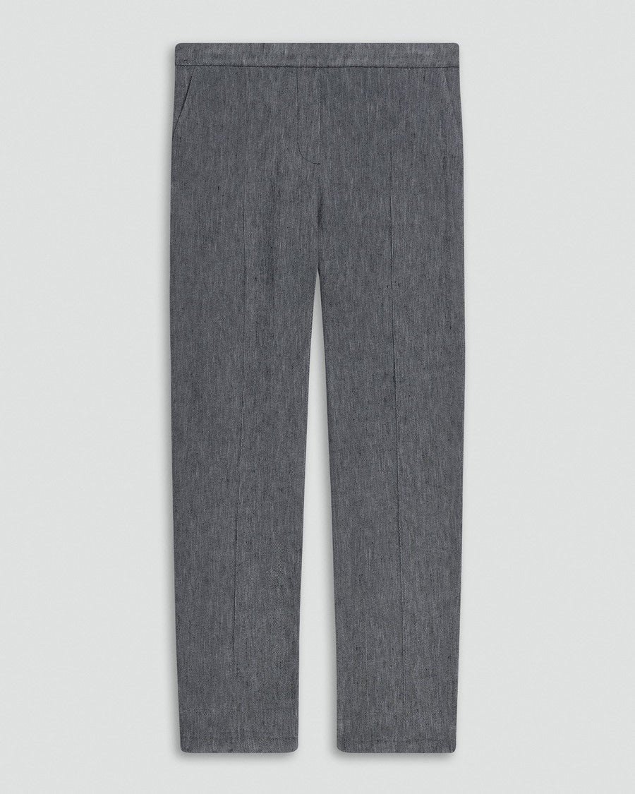 Treeca Pull-On Pant in Fluid Linen