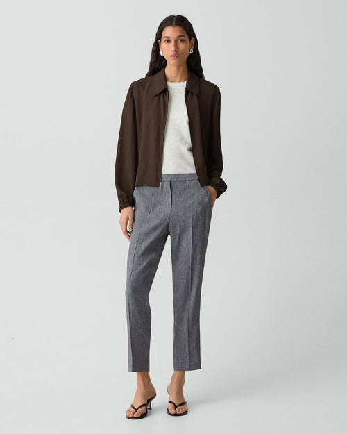 Treeca Pull-On Pant in Fluid Linen