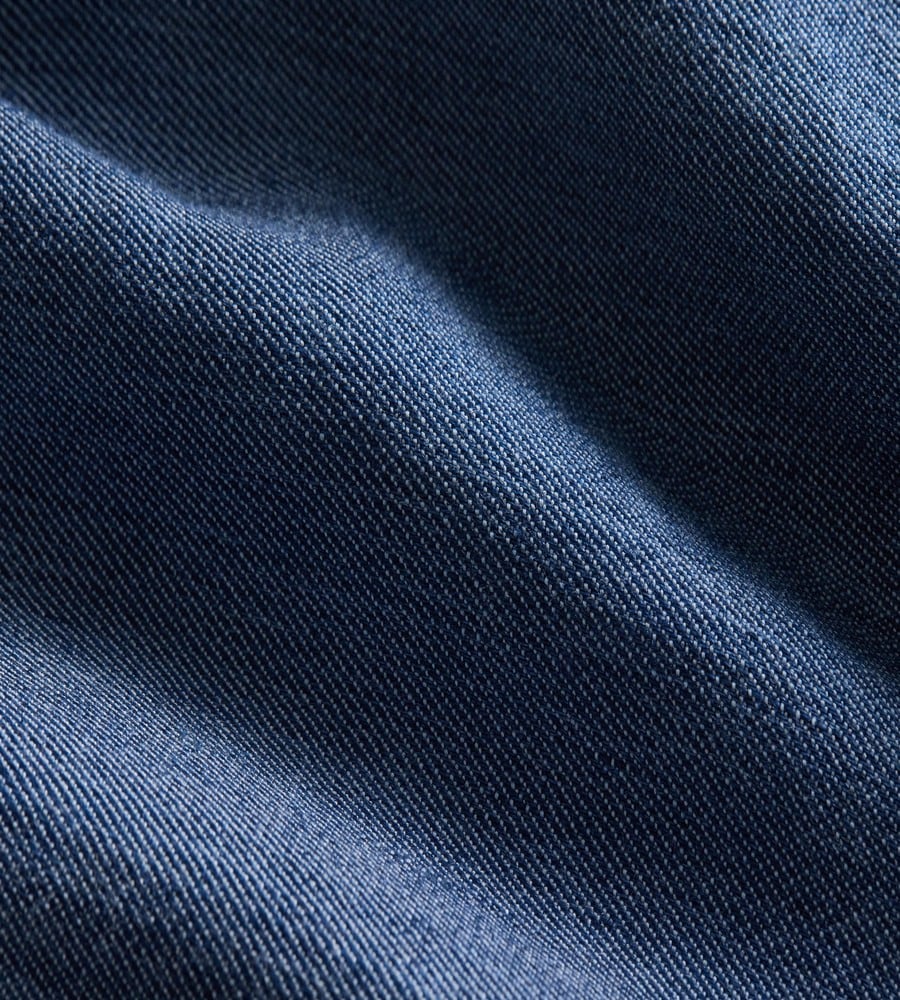 Midi Shirt Dress in Fluid Linen