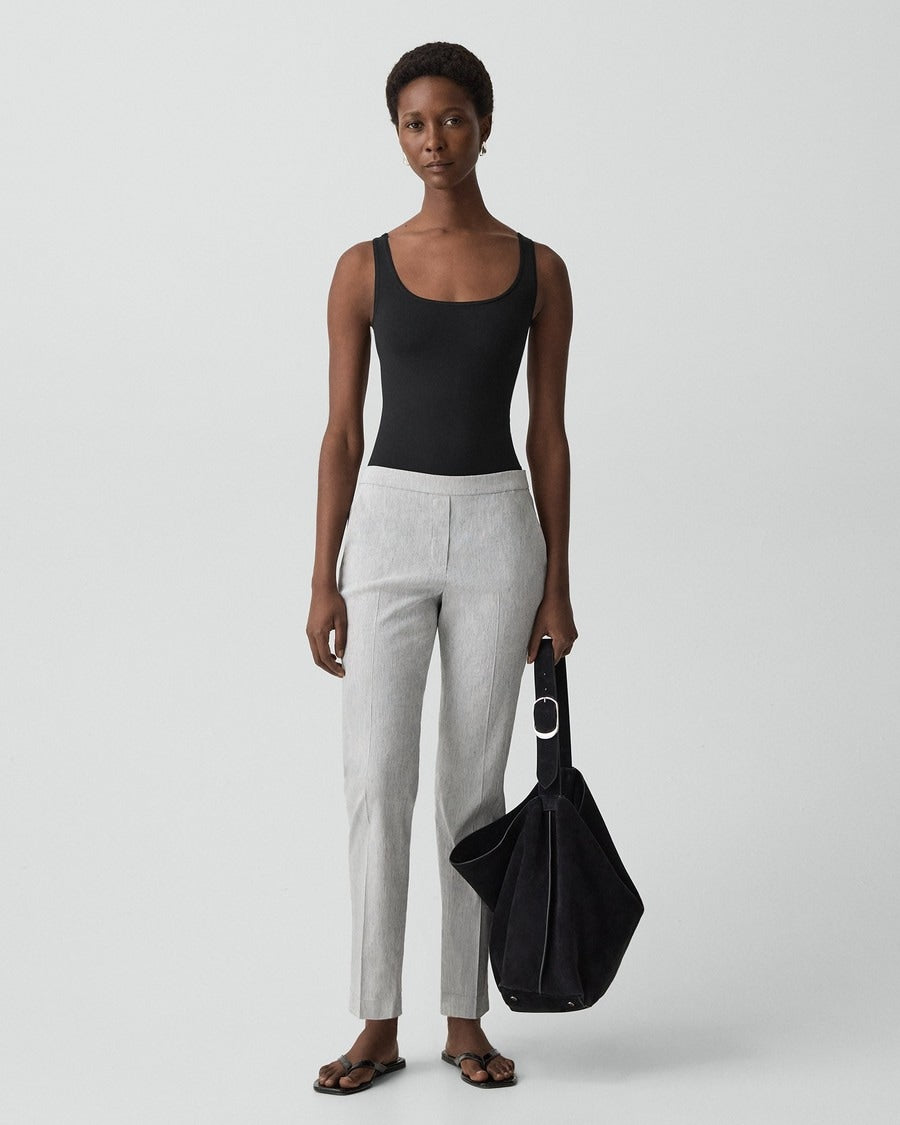Scoop Neck Tank Top in Stretch Nylon