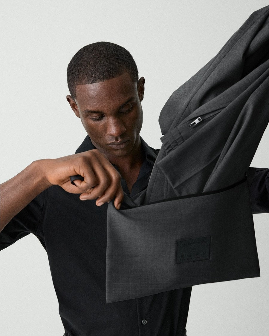 Clinton Blazer in Motion Wool