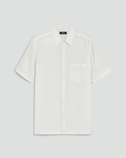 Irving Short-Sleeve Shirt in Relaxed Linen