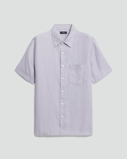 Irving Short-Sleeve Shirt in Relaxed Linen