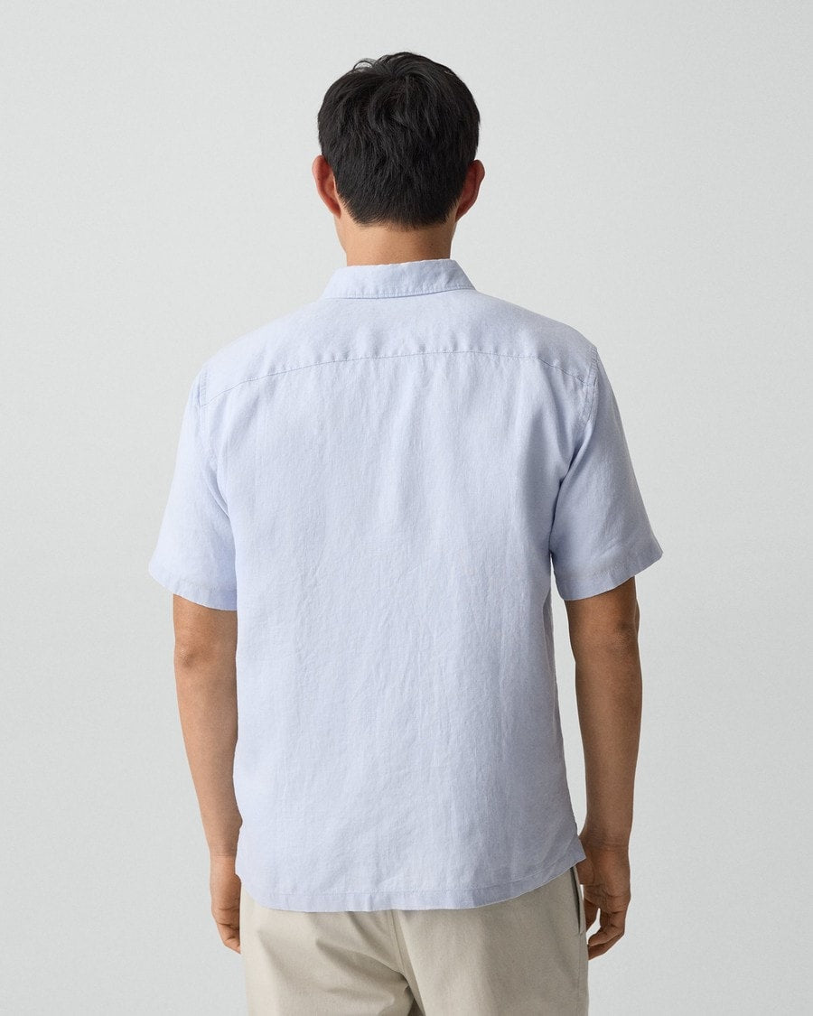 Irving Short-Sleeve Shirt in Relaxed Linen