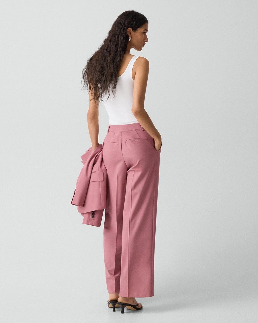 Classic Straight Pant in Good Wool