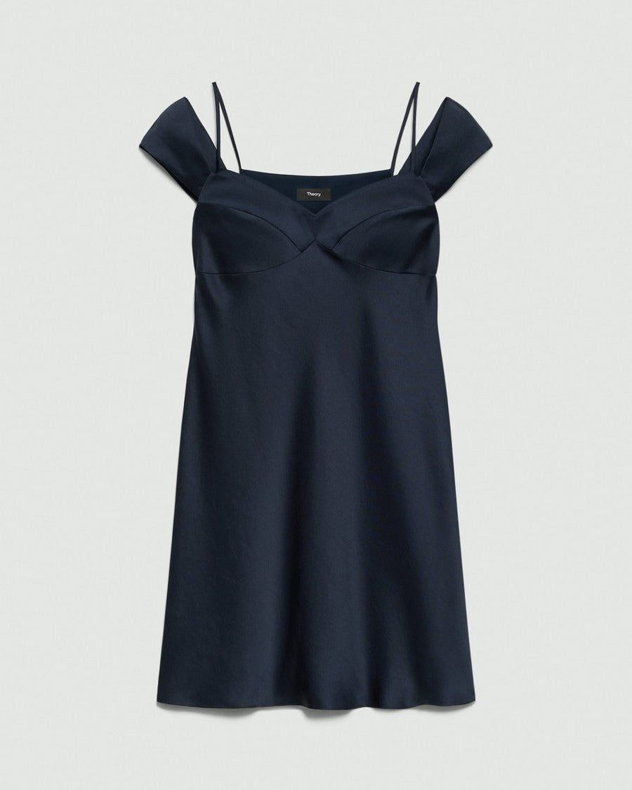 Camisole Dress in Crushed Satin