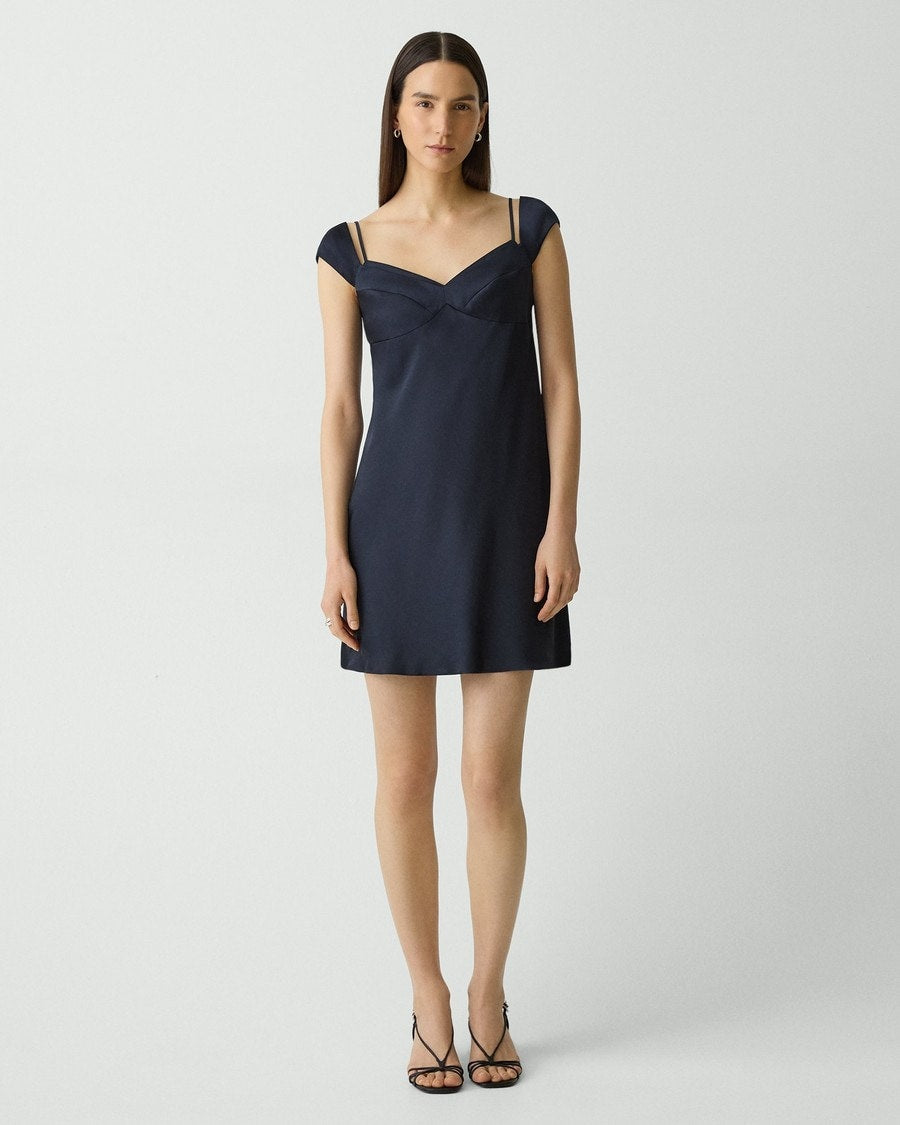 Camisole Dress in Crushed Satin