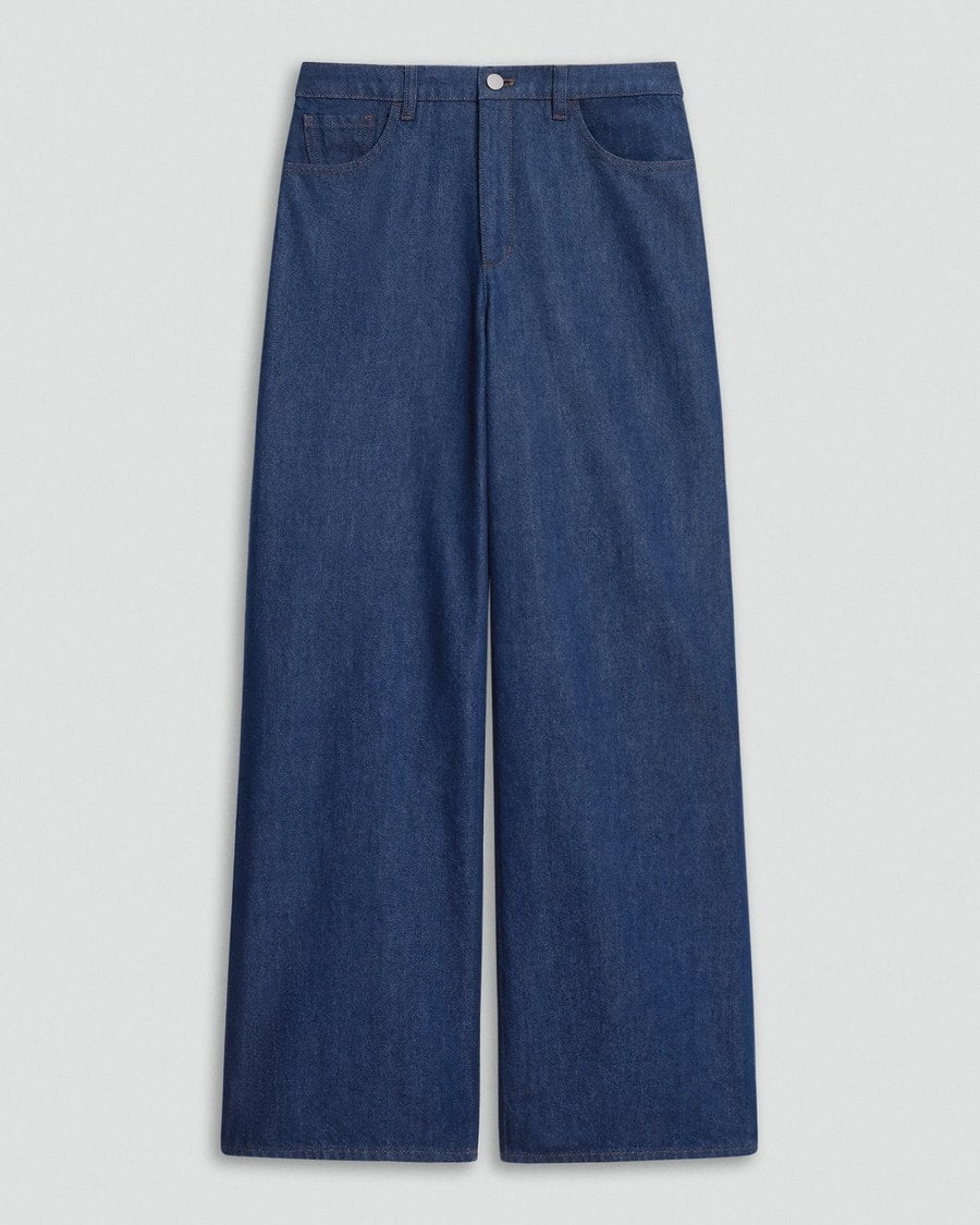 Straight-Leg Five-Pocket Pant in Relaxed Denim