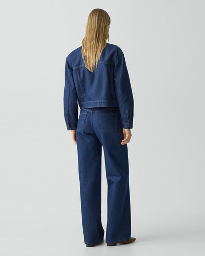 Straight-Leg Five-Pocket Pant in Relaxed Denim
