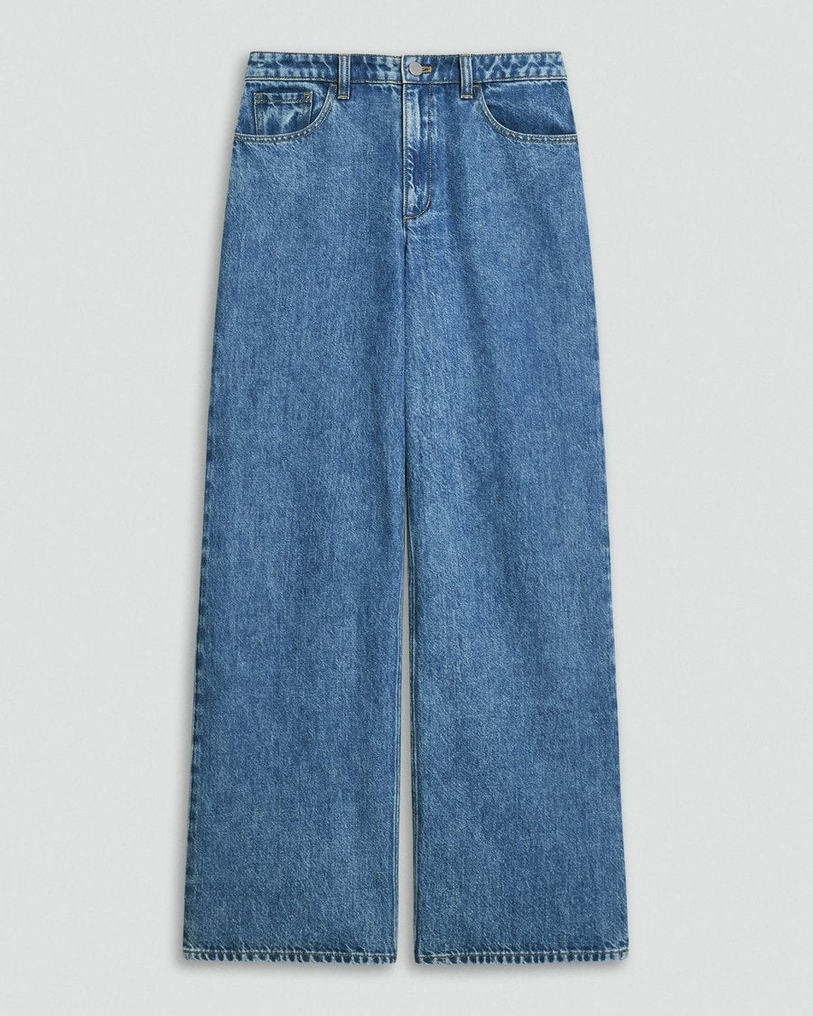Straight-Leg Five-Pocket Pant in Relaxed Denim