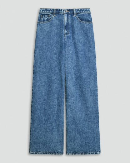 Straight-Leg Five-Pocket Pant in Relaxed Denim
