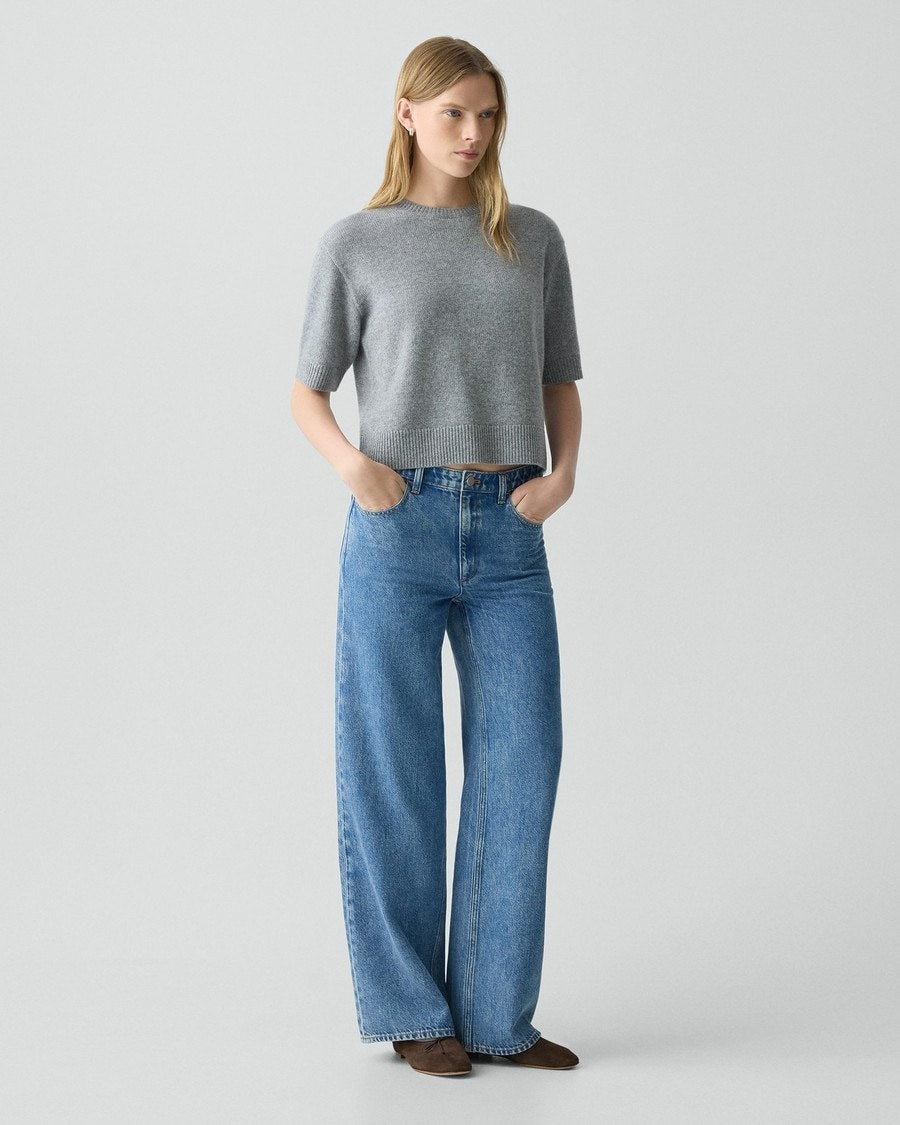 Straight-Leg Five-Pocket Pant in Relaxed Denim