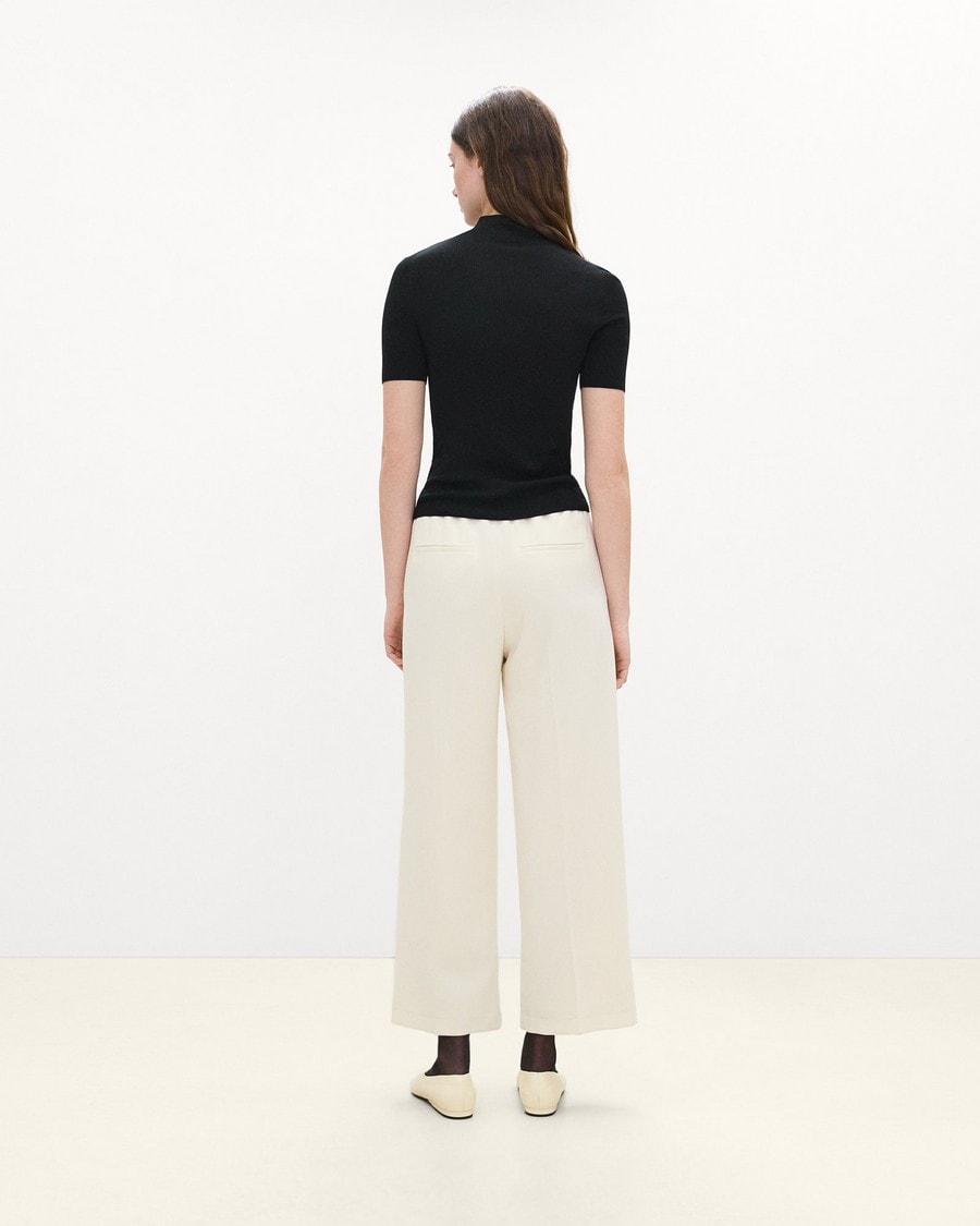 Leenda Mock Neck Sweater in Regal Wool