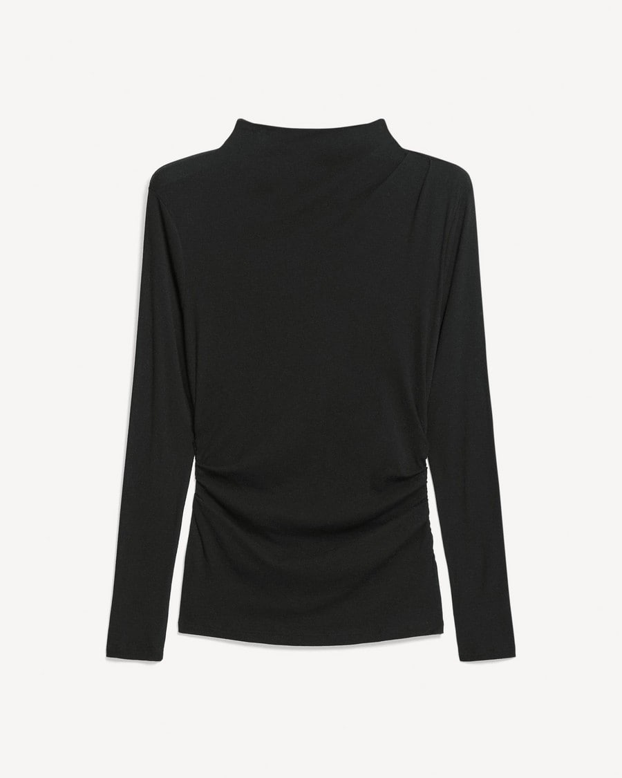 Mock Neck Top in Soft Rib