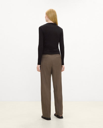 Mock Neck Top in Soft Rib